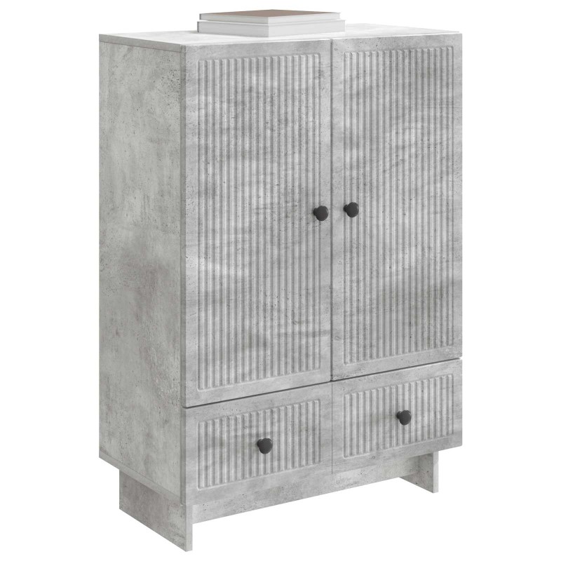 vidaXL Πλαϊνό γραφείο Σκυρόχρωμο Γκρι 66 x 34,5 x 95 εκ.