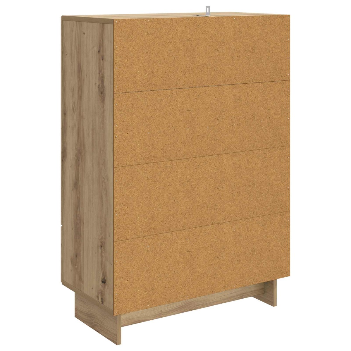 vidaXL Πλαϊνό γραφείο Τεχνίτικη Δρυς 66 x 34,5 x 95 εκ.