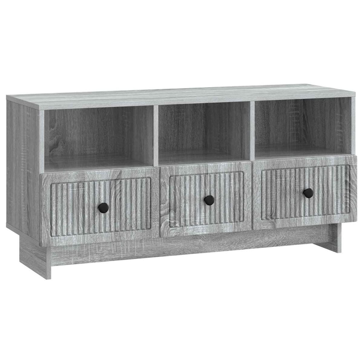 vidaXL Ντουλάπι TV Γκρι Sonoma 102 x 34,5 x 50 εκ. Επεξεργασμένο Ξύλο