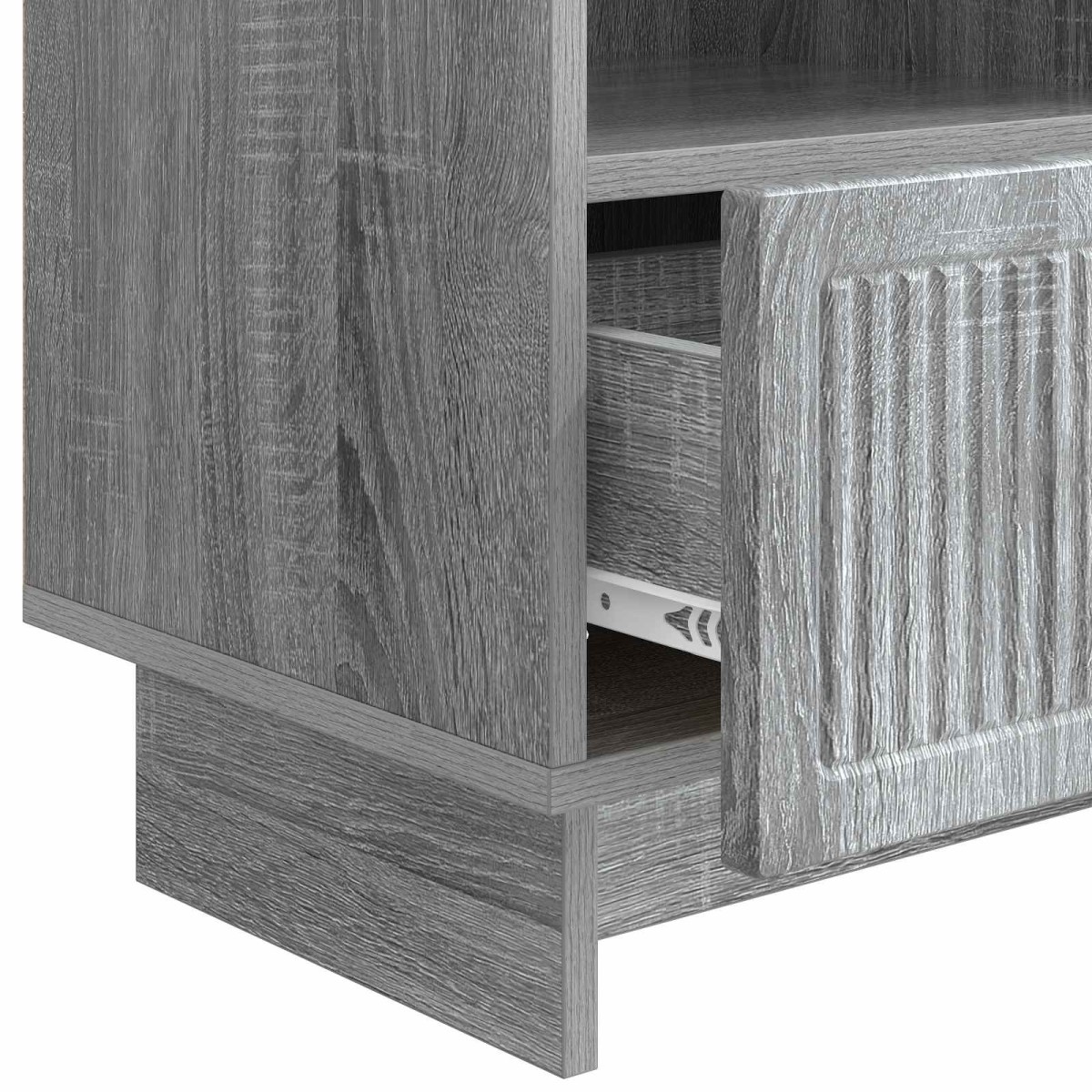 vidaXL Ντουλάπι TV Γκρι Sonoma 102 x 34,5 x 50 εκ. Επεξεργασμένο Ξύλο