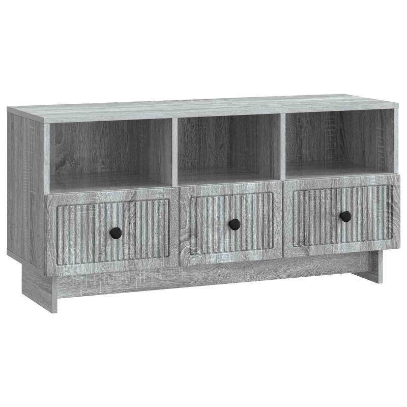vidaXL Ντουλάπι TV Γκρι Sonoma 102 x 34,5 x 50 εκ. Επεξεργασμένο Ξύλο