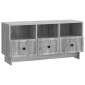 vidaXL Ντουλάπι TV Γκρι Sonoma 102 x 34,5 x 50 εκ. Επεξεργασμένο Ξύλο