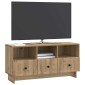 vidaXL Ντουλάπι TV 102 x 34,5 x 50 εκ. Artisan Δρυς Επεξεργασμένο Ξύλο