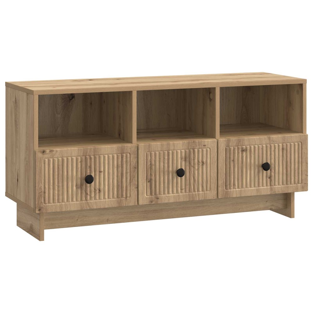 vidaXL Ντουλάπι TV 102 x 34,5 x 50 εκ. Artisan Δρυς Επεξεργασμένο Ξύλο