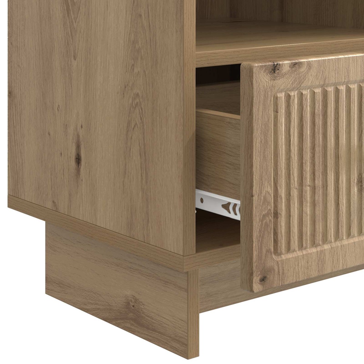 vidaXL Ντουλάπι TV 102 x 34,5 x 50 εκ. Artisan Δρυς Επεξεργασμένο Ξύλο