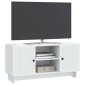 vidaXL Ντουλάπι TV 102 x 34,5 x 50 εκ. Λευκό Επεξεργασμένο Ξύλο