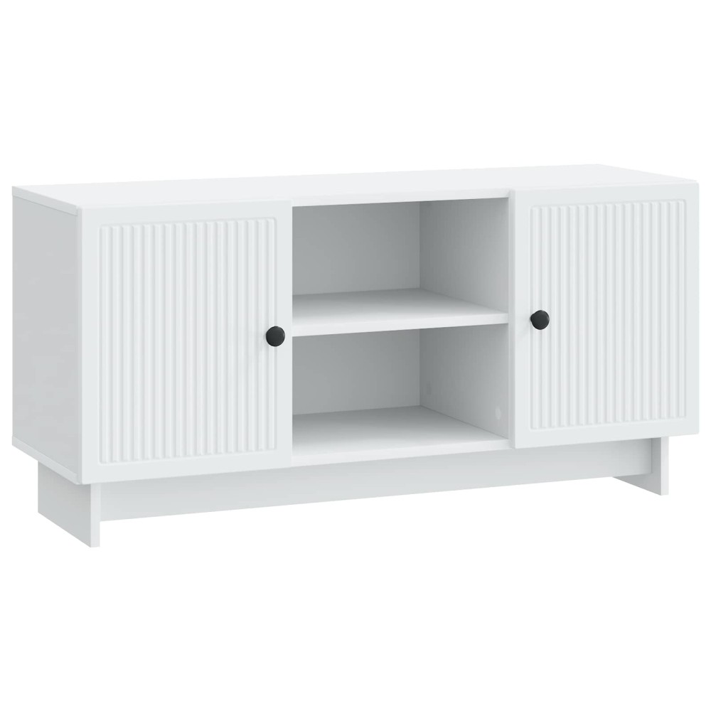 vidaXL Ντουλάπι TV 102 x 34,5 x 50 εκ. Λευκό Επεξεργασμένο Ξύλο