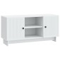 vidaXL Ντουλάπι TV 102 x 34,5 x 50 εκ. Λευκό Επεξεργασμένο Ξύλο