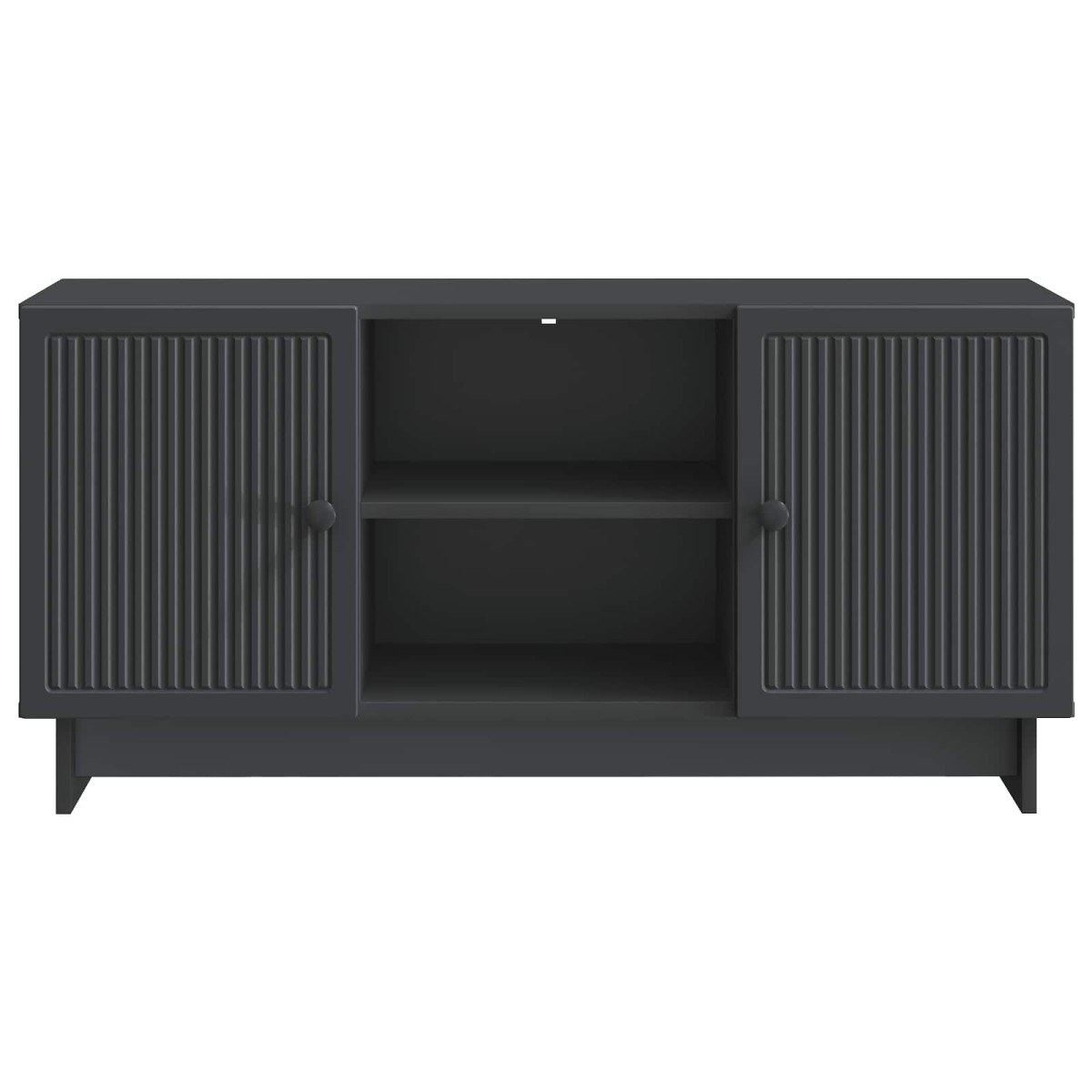 vidaXL Ντουλάπι TV 102 x 34,5 x 50 εκ. Μαύρο Επεξεργασμένο Ξύλο