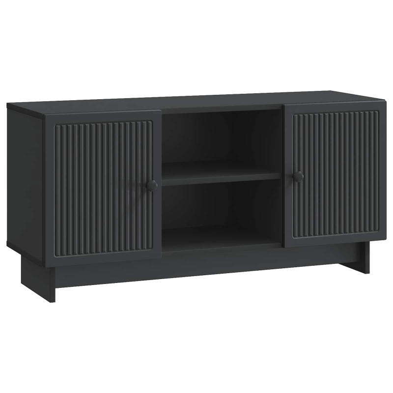 vidaXL Ντουλάπι TV 102 x 34,5 x 50 εκ. Μαύρο Επεξεργασμένο Ξύλο