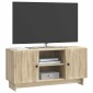 vidaXL Ντουλάπι TV 102 x 34,5 x 50 εκ. Sonoma Δρυς Επεξεργασμένο Ξύλο