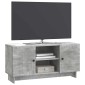 vidaXL Ντουλάπι TV 102 x 34,5 x 50 εκ. Γκρι Σκυροδέματος