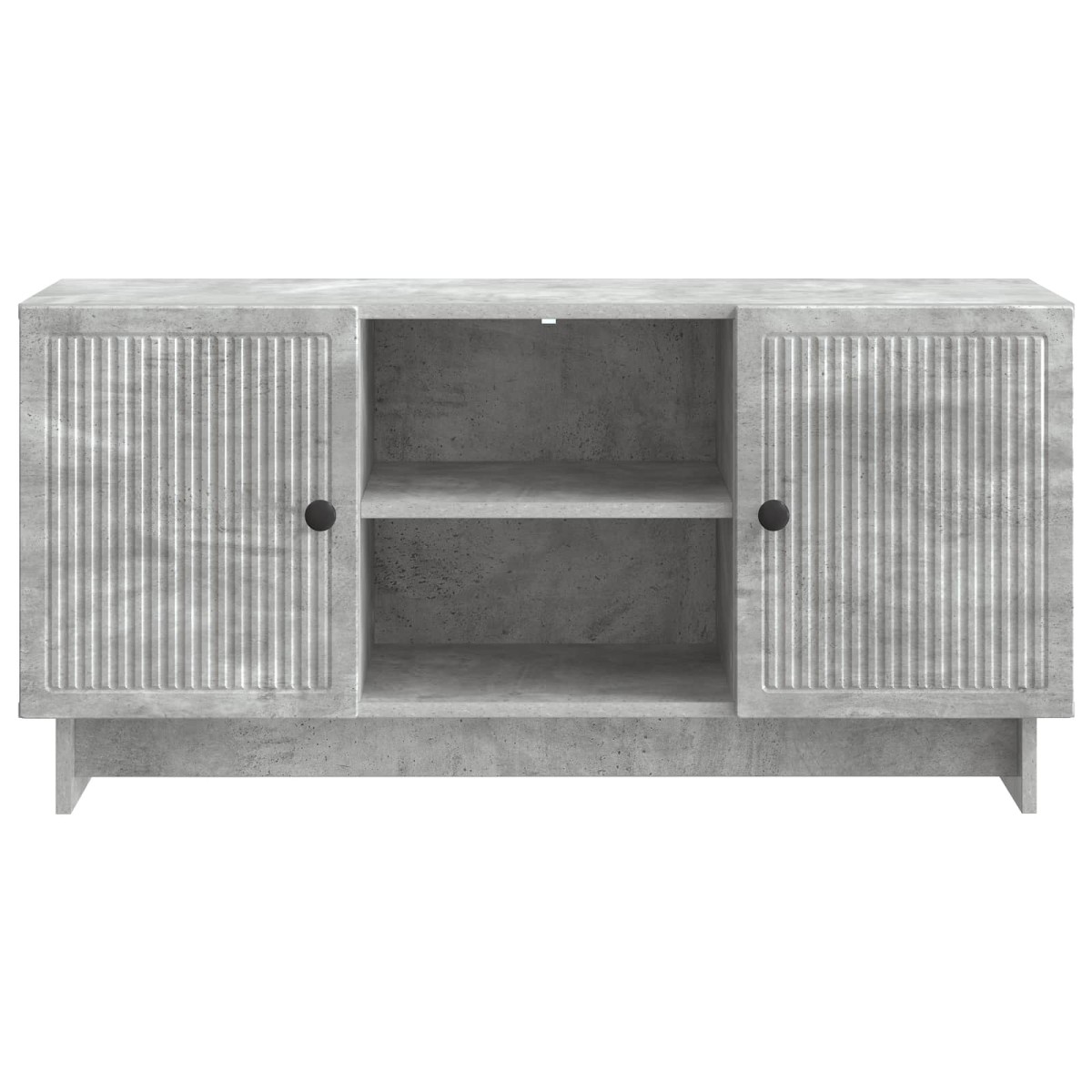 vidaXL Ντουλάπι TV 102 x 34,5 x 50 εκ. Γκρι Σκυροδέματος
