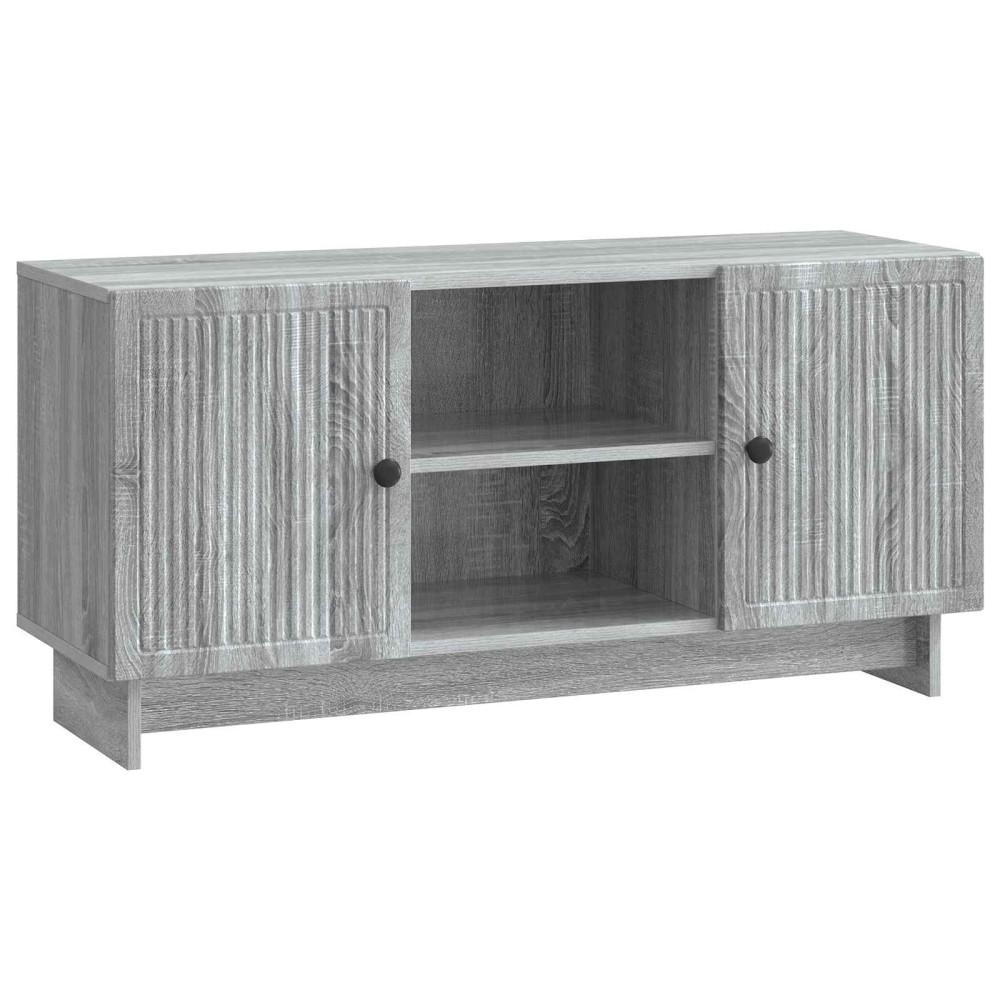 vidaXL Ντουλάπι TV 102 x 34,5 x 50 εκ. Γκρι Sonoma Επεξεργασμένο Ξύλο