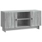 vidaXL Ντουλάπι TV 102 x 34,5 x 50 εκ. Γκρι Sonoma Επεξεργασμένο Ξύλο