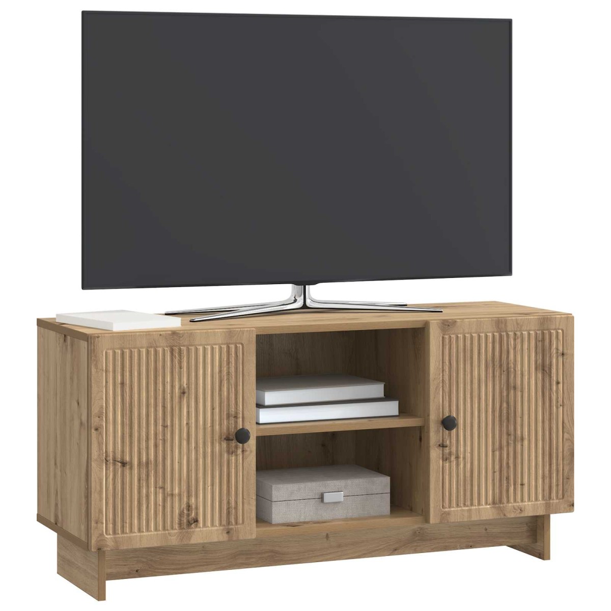 vidaXL Ντουλάπι TV 102 x 34,5 x 50 εκ. Artisan Δρυς Επεξεργασμένο Ξύλο