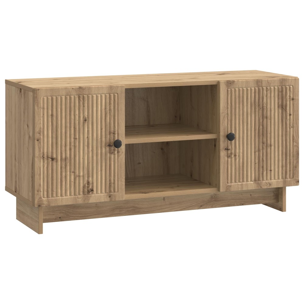 vidaXL Ντουλάπι TV 102 x 34,5 x 50 εκ. Artisan Δρυς Επεξεργασμένο Ξύλο