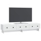 vidaXL Ντουλάπι TV Λευκό 147 x 34,5 x 30 εκ Επεξεργασμένο Ξύλο
