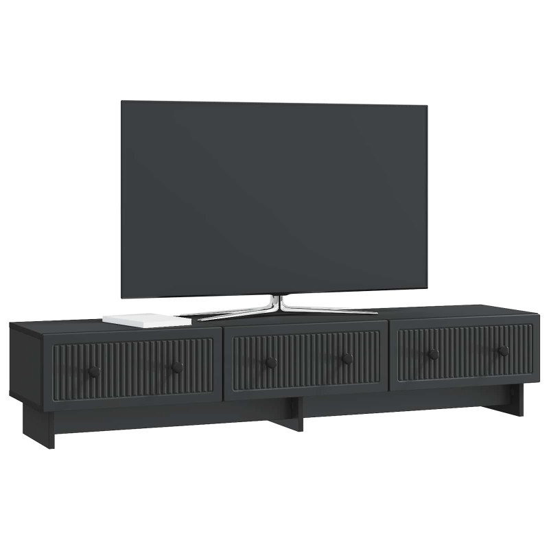 vidaXL Ντουλάπι TV Μαύρο 147 x 34,5 x 30 εκ Επεξεργασμένο Ξύλο