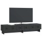 vidaXL Ντουλάπι TV Μαύρο 147 x 34,5 x 30 εκ Επεξεργασμένο Ξύλο