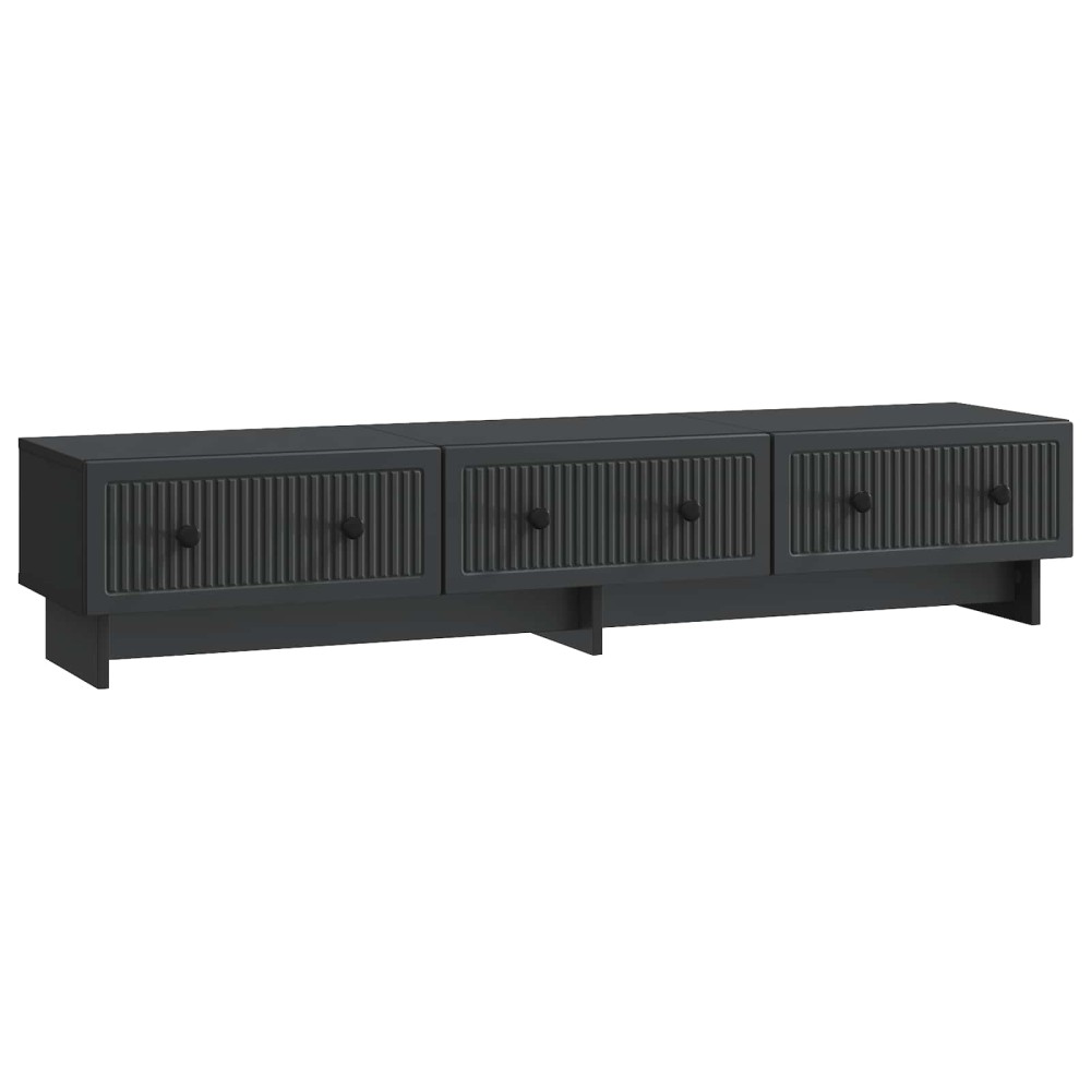 vidaXL Ντουλάπι TV Μαύρο 147 x 34,5 x 30 εκ Επεξεργασμένο Ξύλο