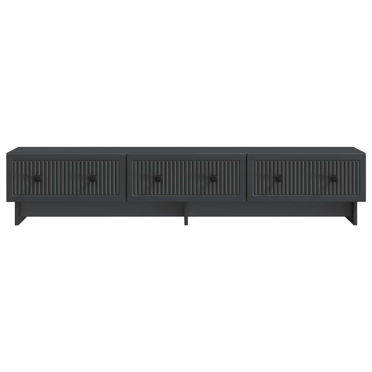 vidaXL Ντουλάπι TV Μαύρο 147 x 34,5 x 30 εκ Επεξεργασμένο Ξύλο