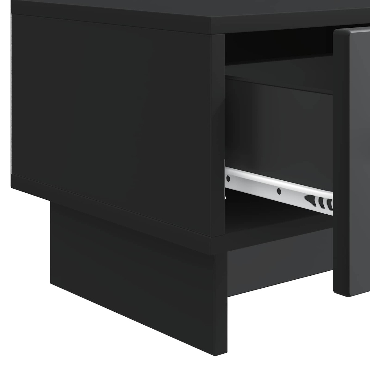 vidaXL Ντουλάπι TV Μαύρο 147 x 34,5 x 30 εκ Επεξεργασμένο Ξύλο