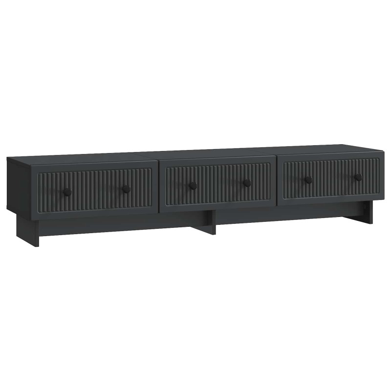 vidaXL Ντουλάπι TV Μαύρο 147 x 34,5 x 30 εκ Επεξεργασμένο Ξύλο