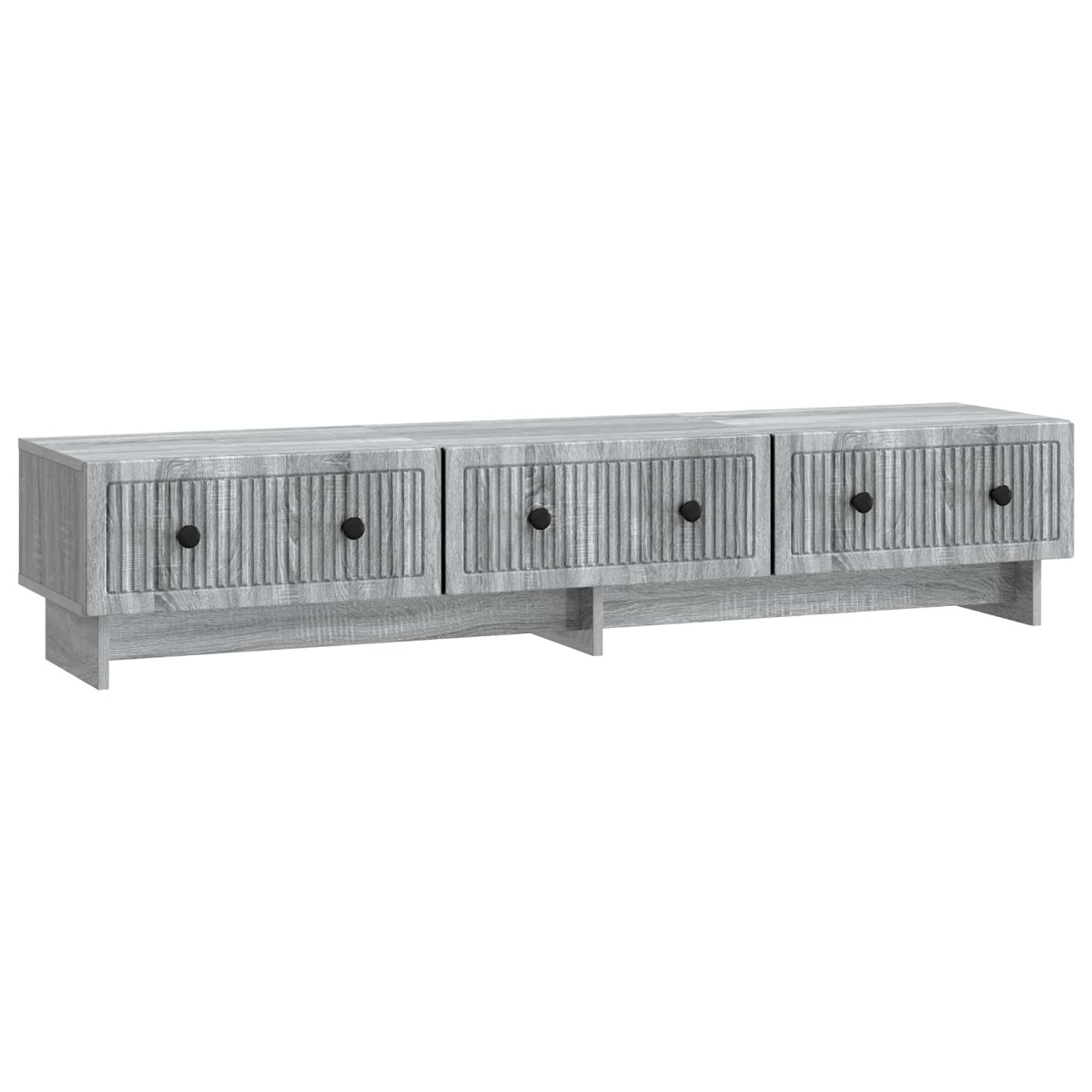 vidaXL Ντουλάπι TV Γκρι Sonoma 147 x 34,5 x 30 εκ Επεξεργασμένο Ξύλο