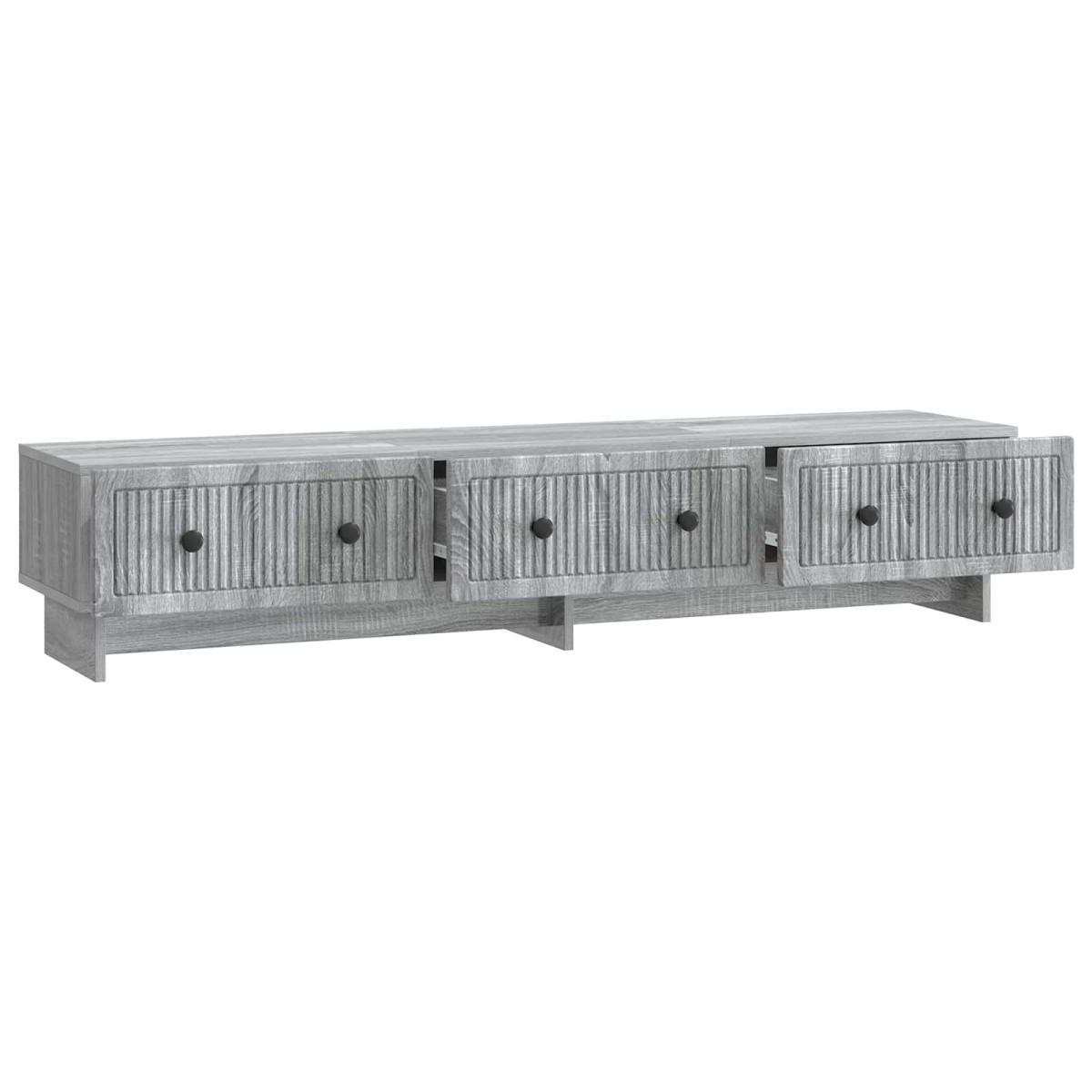 vidaXL Ντουλάπι TV Γκρι Sonoma 147 x 34,5 x 30 εκ Επεξεργασμένο Ξύλο
