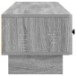 vidaXL Ντουλάπι TV Γκρι Sonoma 147 x 34,5 x 30 εκ Επεξεργασμένο Ξύλο