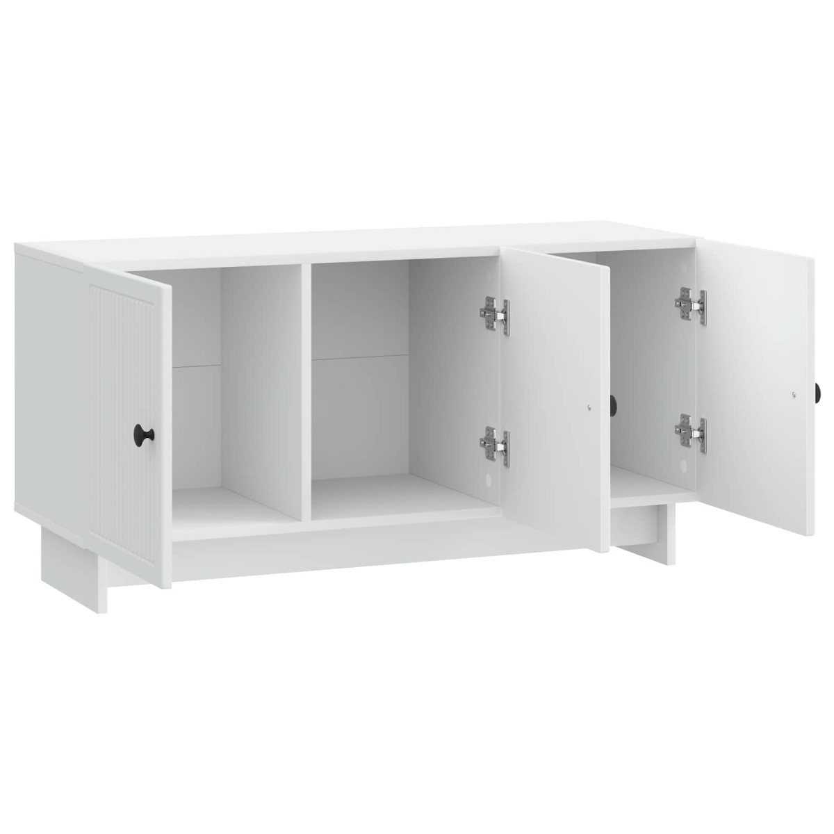 vidaXL Ντουλάπι TV Λευκό 99 x 34,5 x 50 εκ. Επεξεργασμένο Ξύλο