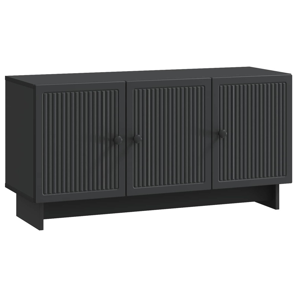 vidaXL Ντουλάπι TV Μαύρο 99 x 34,5 x 50 εκ. Επεξεργασμένο Ξύλο