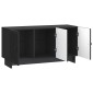 vidaXL Ντουλάπι TV Μαύρο 99 x 34,5 x 50 εκ. Επεξεργασμένο Ξύλο