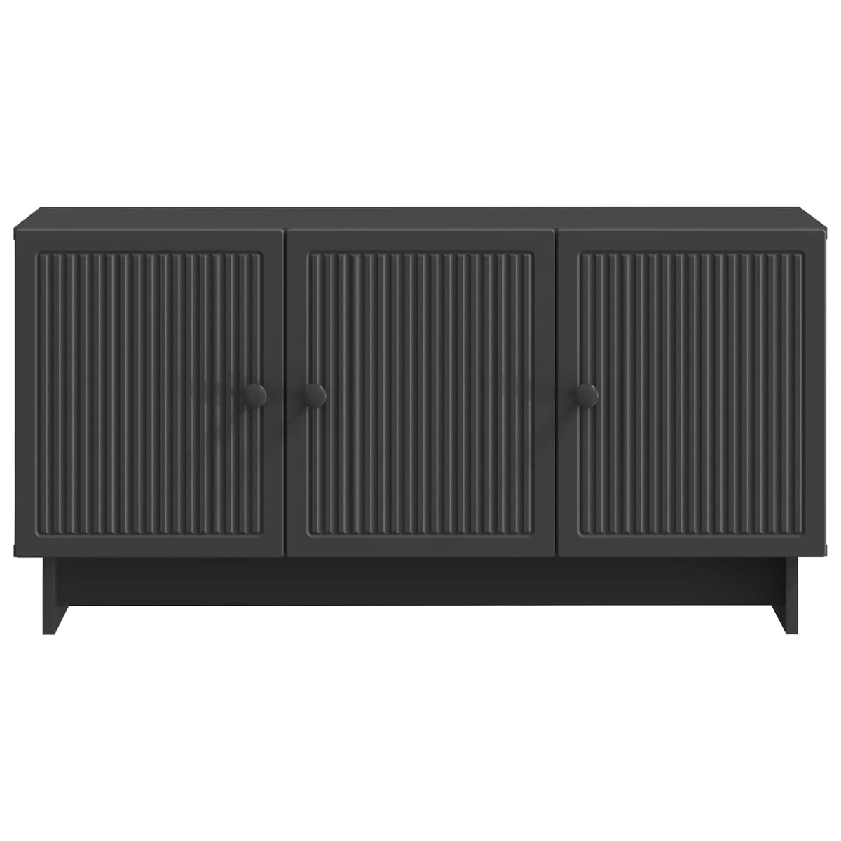 vidaXL Ντουλάπι TV Μαύρο 99 x 34,5 x 50 εκ. Επεξεργασμένο Ξύλο