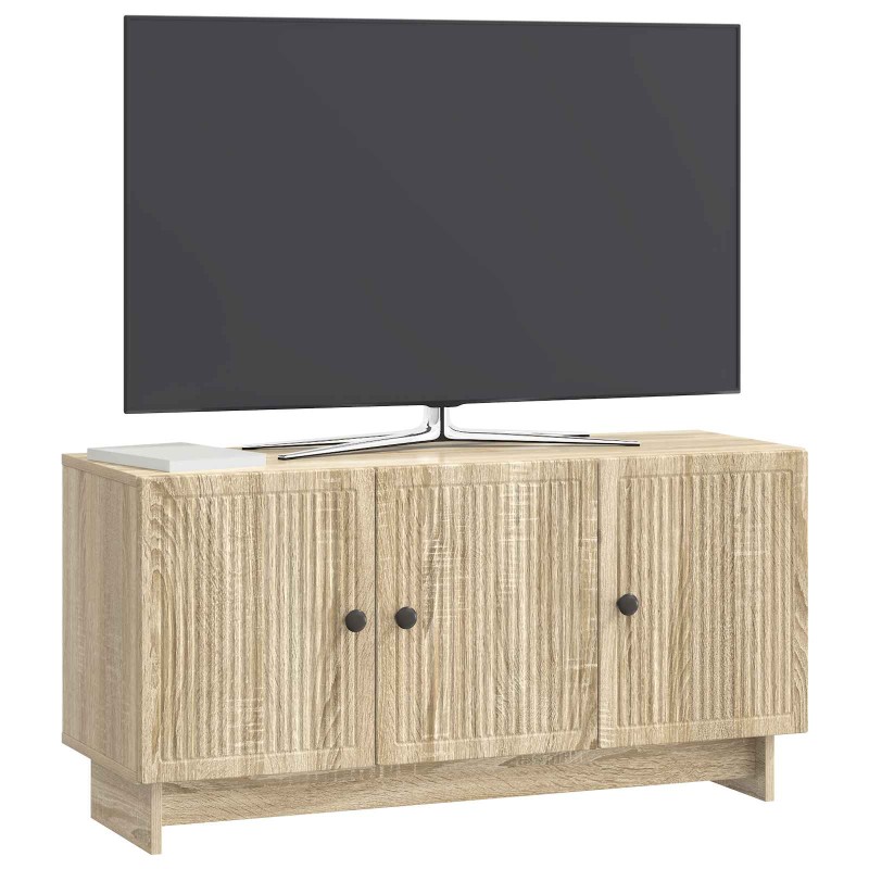 vidaXL Ντουλάπι TV Sonoma Δρυς 99 x 34,5 x 50 εκ. Επεξεργασμένο Ξύλο