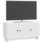 vidaXL Ντουλάπι TV Γυαλιστερό Λευκό 99 x 34,5 x 50 εκ.