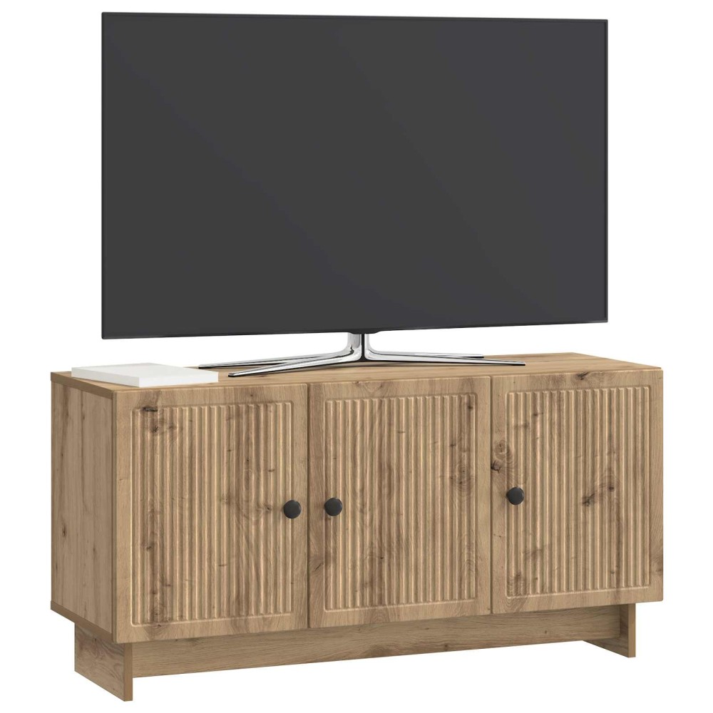 vidaXL Ντουλάπι TV 99 x 34,5 x 50 εκ. Artisan Δρυς Επεξεργασμένο Ξύλο