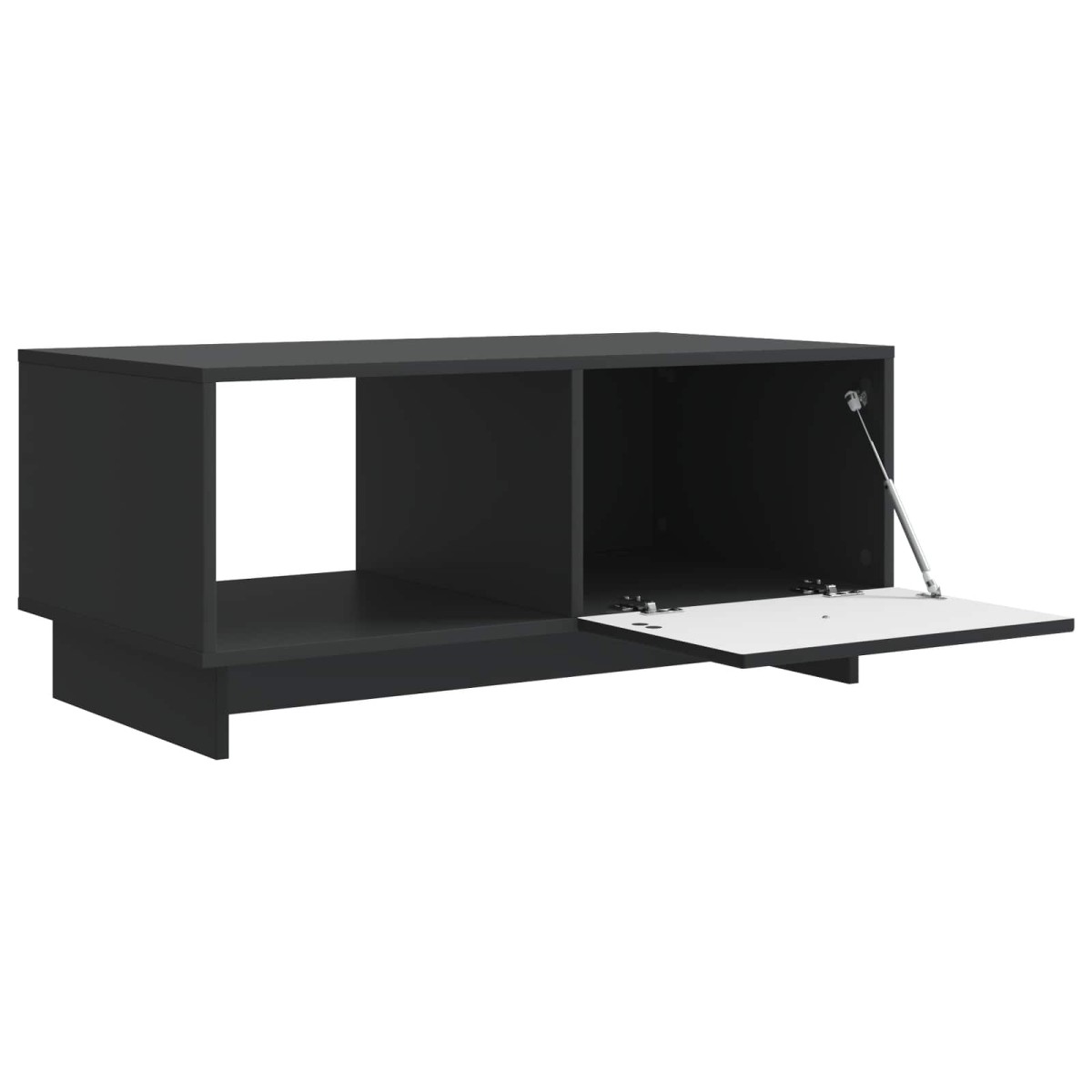 vidaXL Τραπεζάκι σαλονιού Μαύρο 90 x 50 x 40 cm Επεξεργασμένο Ξύλο