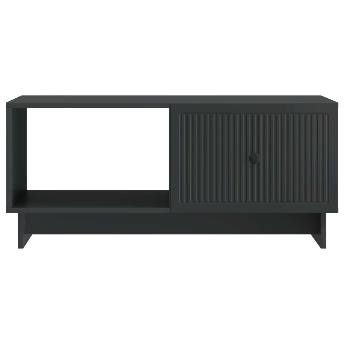 vidaXL Τραπεζάκι σαλονιού Μαύρο 90 x 50 x 40 cm Επεξεργασμένο Ξύλο