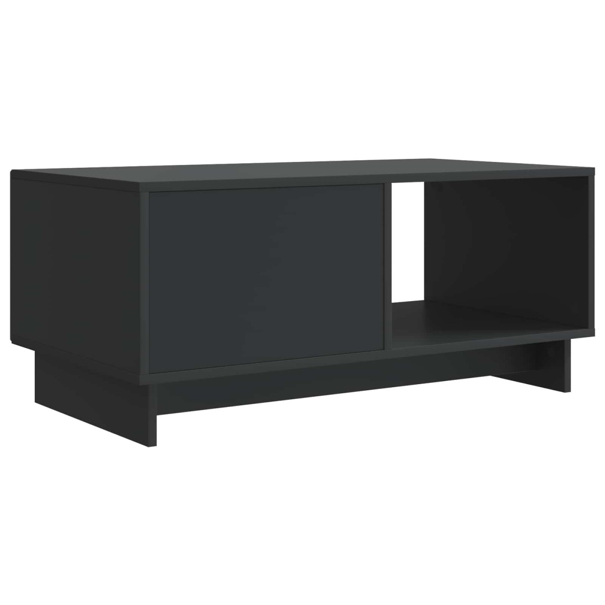 vidaXL Τραπεζάκι σαλονιού Μαύρο 90 x 50 x 40 cm Επεξεργασμένο Ξύλο