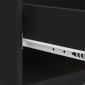 vidaXL Τραπεζάκι σαλονιού Μαύρο 49 x 50 x 40 εκ Επεξεργασμένο Ξύλο