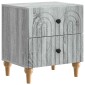 vidaXL Κομοδίνο Γκρι Sonoma 43 x 34,5 x 48 εκ Επεξεργασμένο Ξύλο
