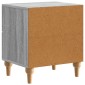 vidaXL Κομοδίνο 2 τμχ. Γκρι Sonoma 43 x 34,5 x 48 εκ