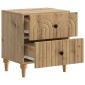 vidaXL Κομοδίνο Artisan Δρυς 43 x 34,5 x 48 εκ Επεξεργασμένο Ξύλο