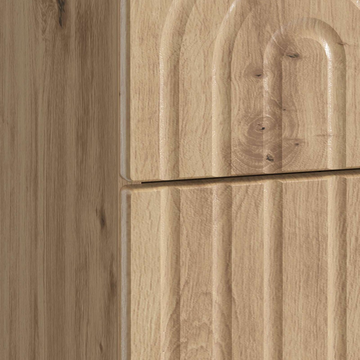 vidaXL Κομοδίνο Artisan Δρυς 43 x 34,5 x 48 εκ Επεξεργασμένο Ξύλο