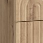 vidaXL Κομοδίνο Artisan Δρυς 43 x 34,5 x 48 εκ Επεξεργασμένο Ξύλο