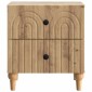 vidaXL Κομοδίνο 2 τμχ. Artisan Δρυς 43 x 34,5 x 48 εκ