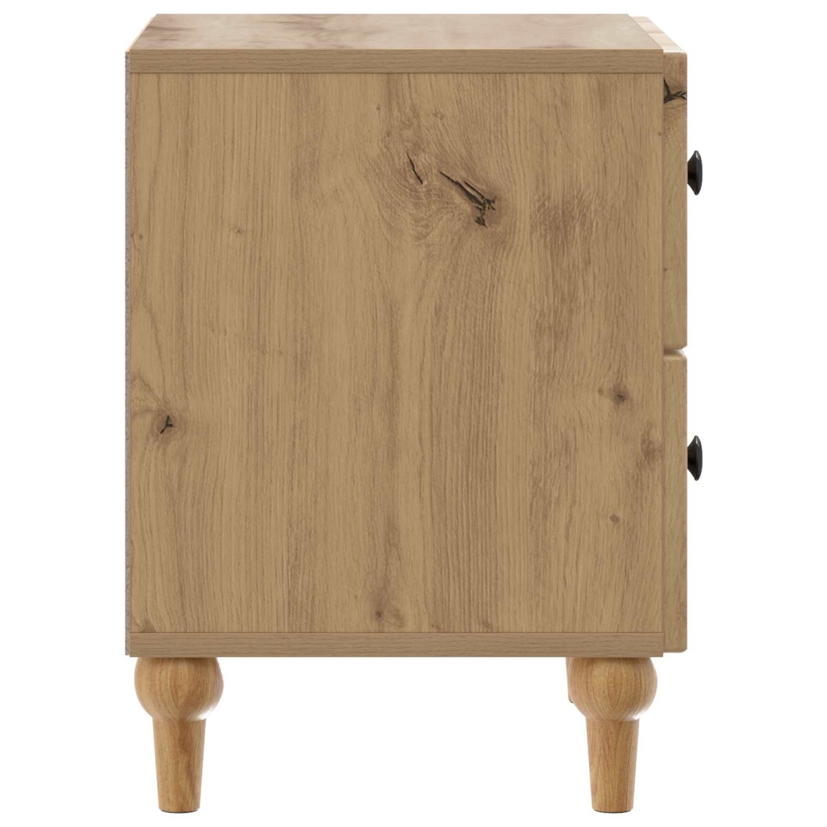 vidaXL Κομοδίνο 2 τμχ. Artisan Δρυς 43 x 34,5 x 48 εκ