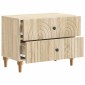 vidaXL Κομοδίνο Sonoma Δρυς 62 x 34,5 x 48 εκ Επεξεργασμένο Ξύλο